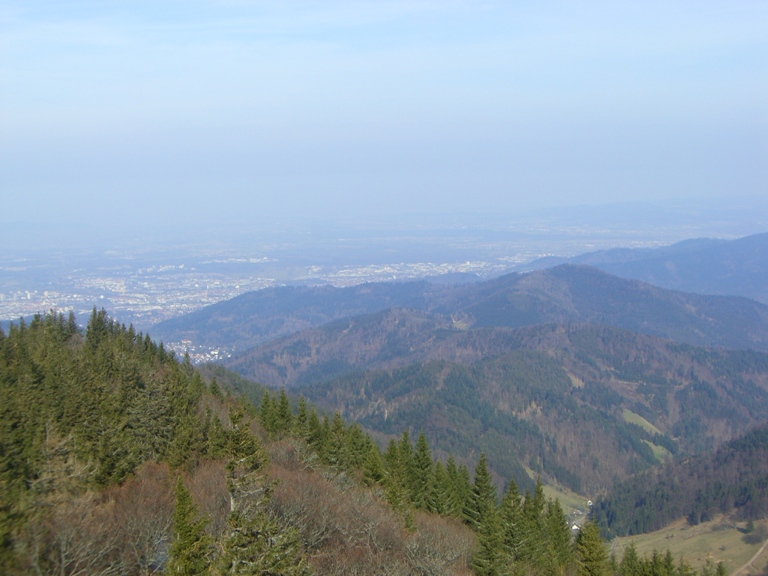 Uitzicht richting Freiburg